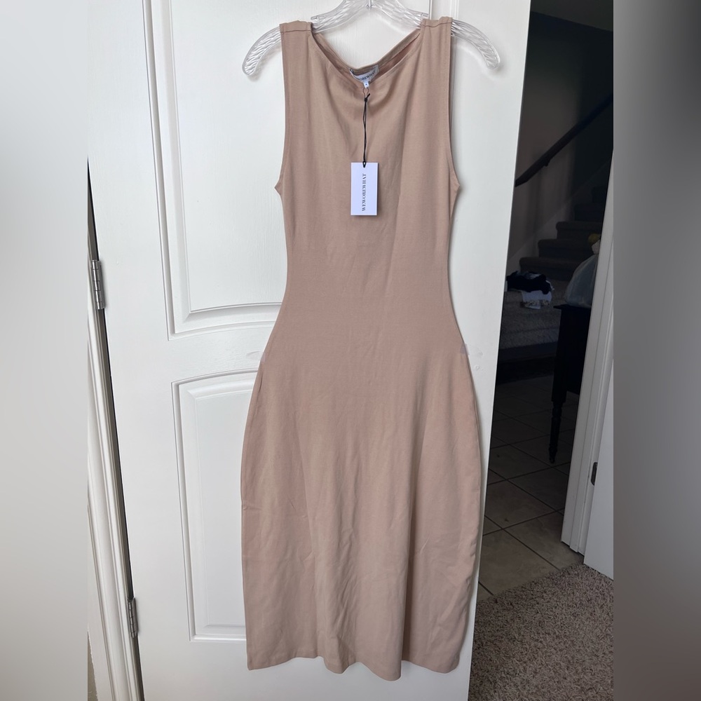 REVOLVE x WeWoreWhat Boat Neck MIDI Dress